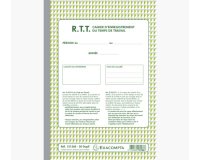Manifold R.T.T Enregistrement du temps de travail 50 feuillets dupli autocopiants