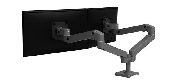 Ergotron LX Pro Series 45-686-293 support d'écran plat pour bureau 68,6 cm (27") Gris foncé