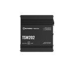 Teltonika TSW202 Géré L2 Gigabit Ethernet (10/100/1000) Connexion Ethernet, supportant l'alimentation via ce port (PoE) Aluminium, Bleu