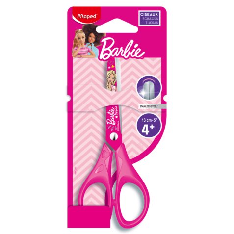 Ciseaux 13 cm BARBIE - Blister
