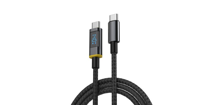 DLH DY-TU5085B câble USB 1 m USB C 140 W Noir