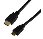 MCL 2m HDMI câble HDMI HDMI Type A (Standard) HDMI Type C (Mini) Noir