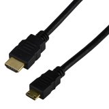 MCL 1m HDMI câble HDMI HDMI Type A (Standard) HDMI Type C (Mini) Noir