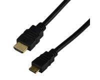 MCL 1m HDMI câble HDMI HDMI Type A (Standard) HDMI Type C (Mini) Noir