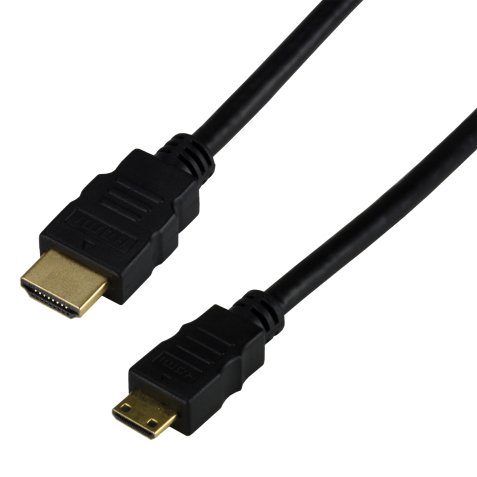 MCL 1m HDMI câble HDMI HDMI Type A (Standard) HDMI Type C (Mini) Noir