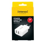 Intenso POWER ADAPTER 2XUSB-A/7802412 adattatore e invertitore Interno 24 W Bianco