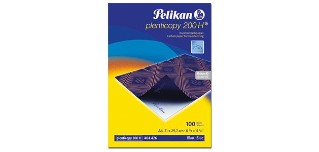 Papier carbone pelikan a4 210x297mm écriture manuscrite pochette 10 feuilles