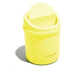 Muitomas Cestino da scrivania giallo