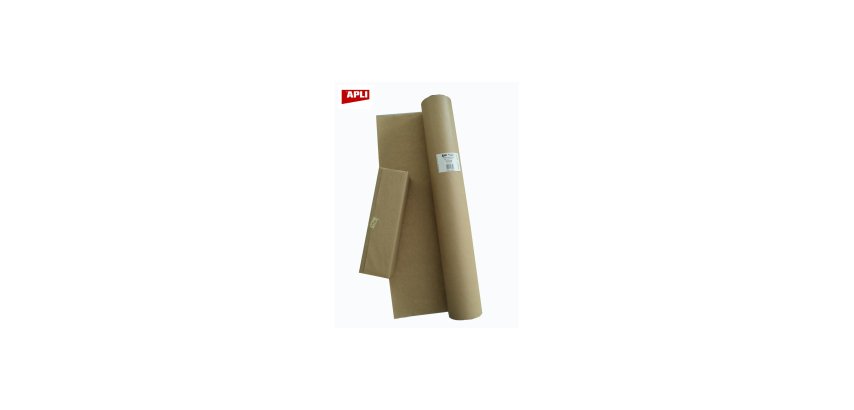 Papier kraft apli coloris brun rouleau 0.70x100m