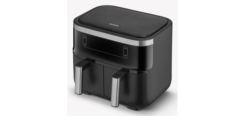 Severin FR 2463 Double 8 L Stand-alone 2600 W Hot air fryer Black