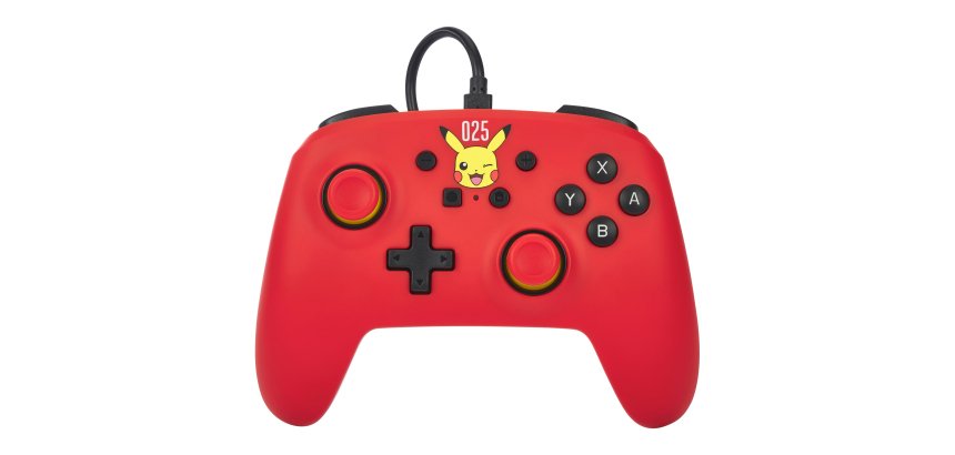 PowerA NSGP0200-01 mando y volante Rojo USB Gamepad Analógico Nintendo Switch, Nintendo Switch OLED