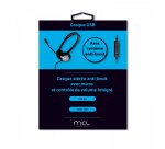 MCL MK1A99BZCSQMUSBAB casque Avec fil Arceau Bureau/Centre d'appels USB Type-A Noir