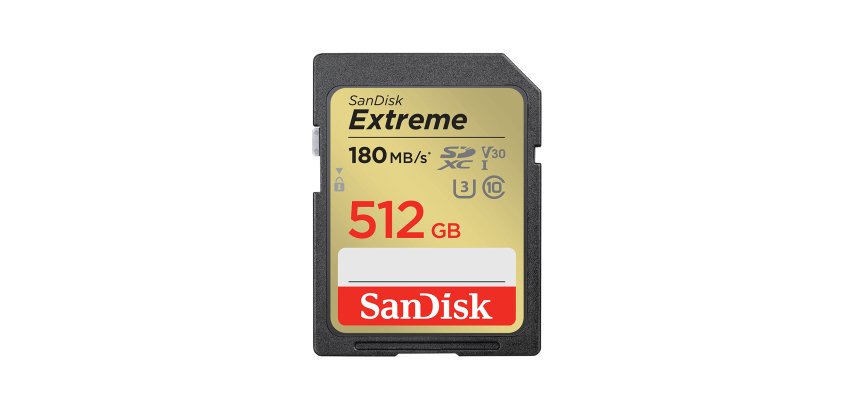 SanDisk Extreme 512 Go SDXC UHS-I Classe 10