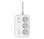 Energizer EPB2500W02EU power extension 2 m 3 AC outlet(s) Indoor White