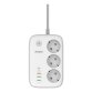 Energizer EPB2500W02EU prolunghe e multiple 2 m 3 presa(e) AC Interno Bianco