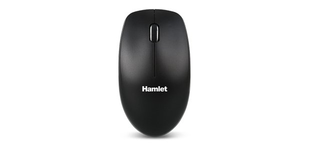 Hamlet XMICERF-24GS mouse Universal Ambidextrous RF Wireless + USB Type-A Optical 1000 DPI