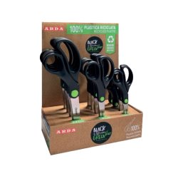 ARDA FO3ESP stationery/craft scissors Art & Craft scissors, Office scissors Straight cut Black, Green