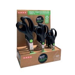 ARDA FO3ESP stationery/craft scissors Art & Craft scissors, Office scissors Straight cut Black, Green