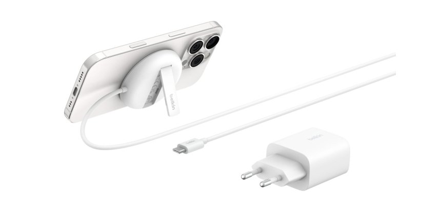 Belkin WIA011kqWH Casque, Smartphone Blanc USB Recharge sans fil Charge rapide Intérieure