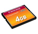 Transcend TS4GCF133 mémoire flash 4 Go CompactFlash MLC