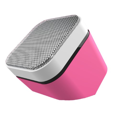 Pantone PT-BS003R portable/party speaker Pink 3 W