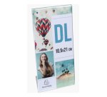 Porte-visuel incliné vertical DL - Cristal