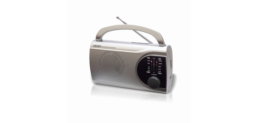 Haeger PR-BIB.004B radio Portátil Digital Plata