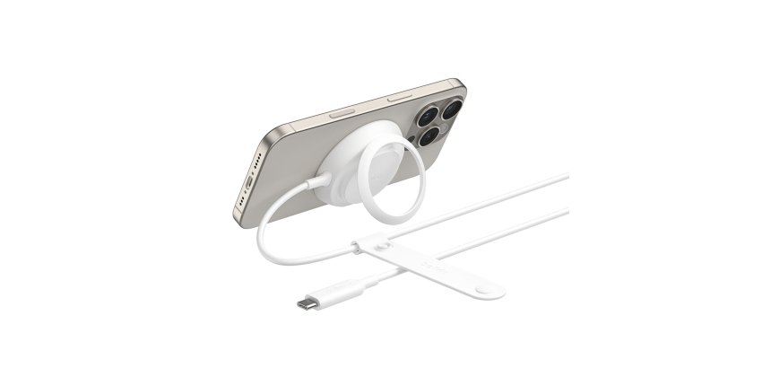 Belkin WIA014hqWH Casques, Smartphone Blanc USB Recharge sans fil Charge rapide Intérieure