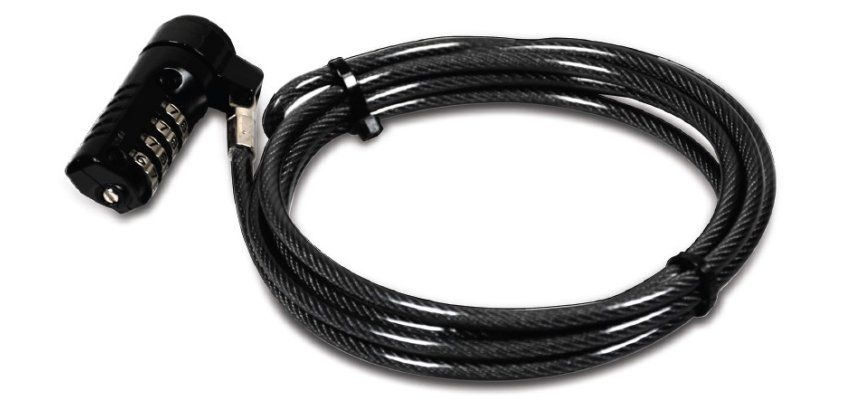 Port Designs 901209 câble antivol Noir 1,8 m