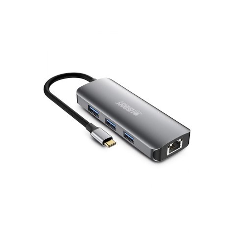 Urban Factory MHC50UF station d'accueil Avec fil USB 3.2 Gen 1 (3.1 Gen 1) Type-C Gris
