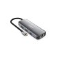 Urban Factory MHC50UF base para portátil y replicador de puertos Alámbrico USB 3.2 Gen 1 (3.1 Gen 1) Type-C Gris