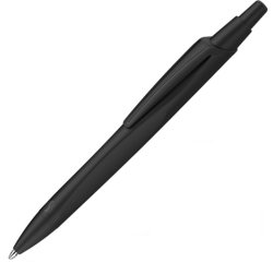Stylo-bille schneider reco retractable et rechargeable corps plastique recycle pointe 1mm trait 0,5mm coloris noir