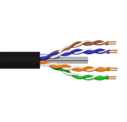 LINK LK305U6EST networking cable Black 305 m Cat6 U/UTP (UTP)