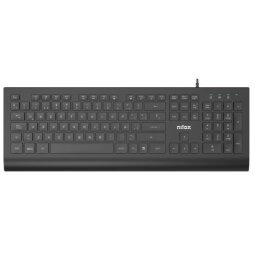 Nilox NXKBE000014 teclado Oficina USB Español Negro