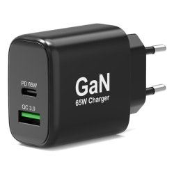 Port Designs 902104EU chargeur d'appareils mobiles Universel Noir Secteur Charge rapide Intérieure