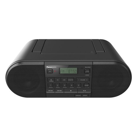 Panasonic RX-D552 Digital 20 W DAB, DAB+, FM Black MP3 playback