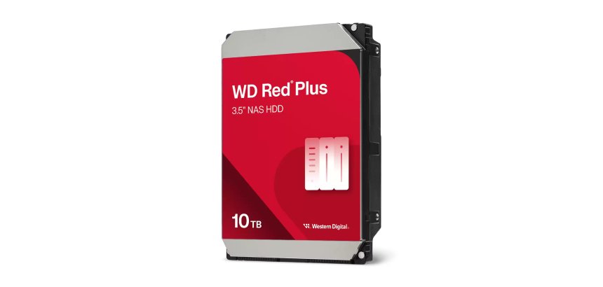 Western Digital Red Plus WD100EFGX disque dur 10 To 7200 tr/min 256 Mo 3.5" Série ATA III