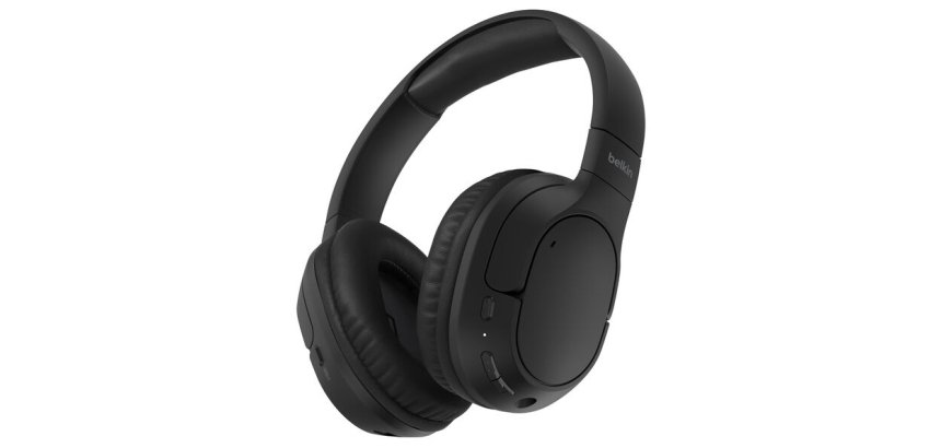Belkin AUD009HQBK casque Casques Sans fil Arceau Appels/Musique USB Type-C Bluetooth Noir