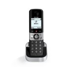 Teléfono Alcatel F890 Teléfono DECT Identificador de llamadas Negro, Plata