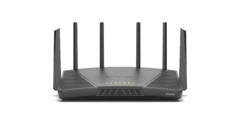 Synology RT6600ax Router WiFi6 1xWAN 3xGbE 1x2.5Gb routeur sans fil Tri-bande (2,4 GHz / 5 GHz / 5 GHz) Noir