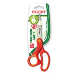 ARDA FB1306 forbici da cancelleria Universale Taglio a zig zag Grigio, Arancione, Rosso