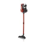 Haeger VC-600.048A aspiradora de pie y escoba eléctrica Aspiradora escoba 2 en 1 Corriente alterna Secar Ciclónico Sin bolsa 0,6 L 600 W Negro, Rojo