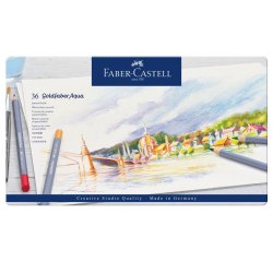 FABER-CASTELL Crayons de couleur aquarellables GOLDFABER