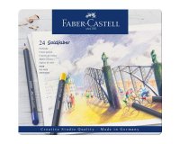 FABER-CASTELL Crayons de couleur GOLDFABER, étui en métal