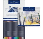 FABER-CASTELL Crayons de couleur GOLDFABER, étui en métal