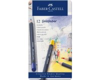 FABER-CASTELL Crayons de couleur GOLDFABER, étui en métal