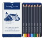 FABER-CASTELL Crayons de couleur GOLDFABER, étui en métal