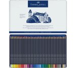 FABER-CASTELL Crayons de couleur GOLDFABER, étui en métal