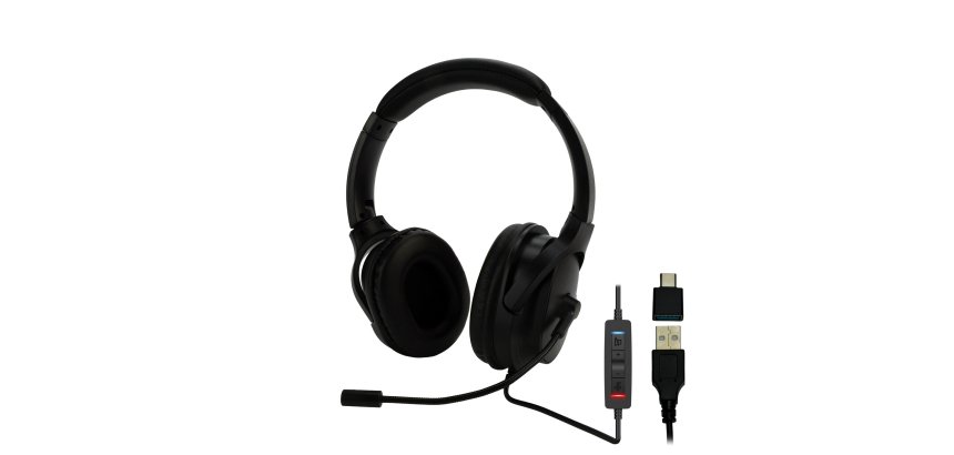 MCL MK1A99AZZZCSQMUSB - Casque Micro filaire USB-A / USB-C