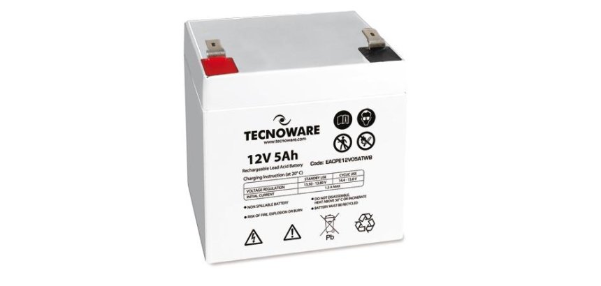 Tecnoware 5Ah Lead Acid Acido piombo (VRLA) 12 V